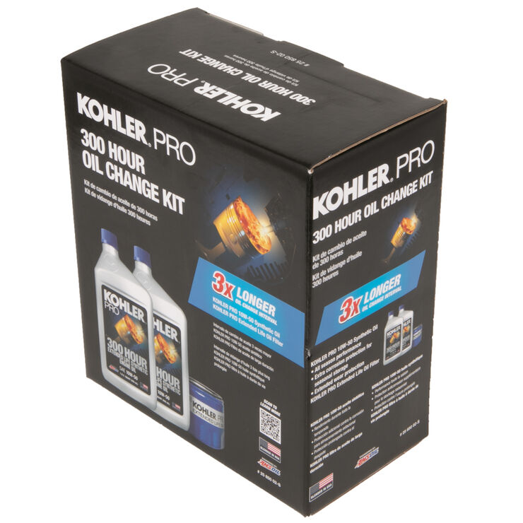 Kohler 300 Hour Extended Life Oil Change Kit (2 Quart+ Filter)